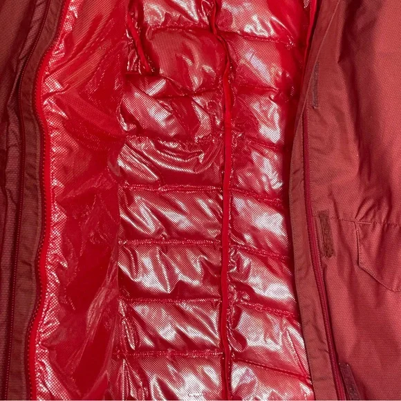 Columbia Women’s Interchange 3-in-1 Jacket Red Size Large Crimson